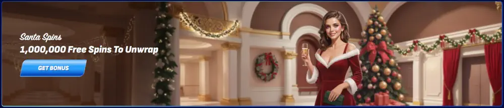 Promozione festiva di Wonaco Santa Spins con un'enorme offerta di giri gratuiti